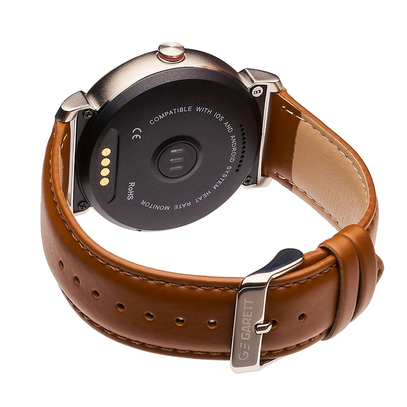 zegarek Garett 5903246282757 Smartwatch Garett GT20S Złoty męski z krokomierz Męskie - miniatura 6
