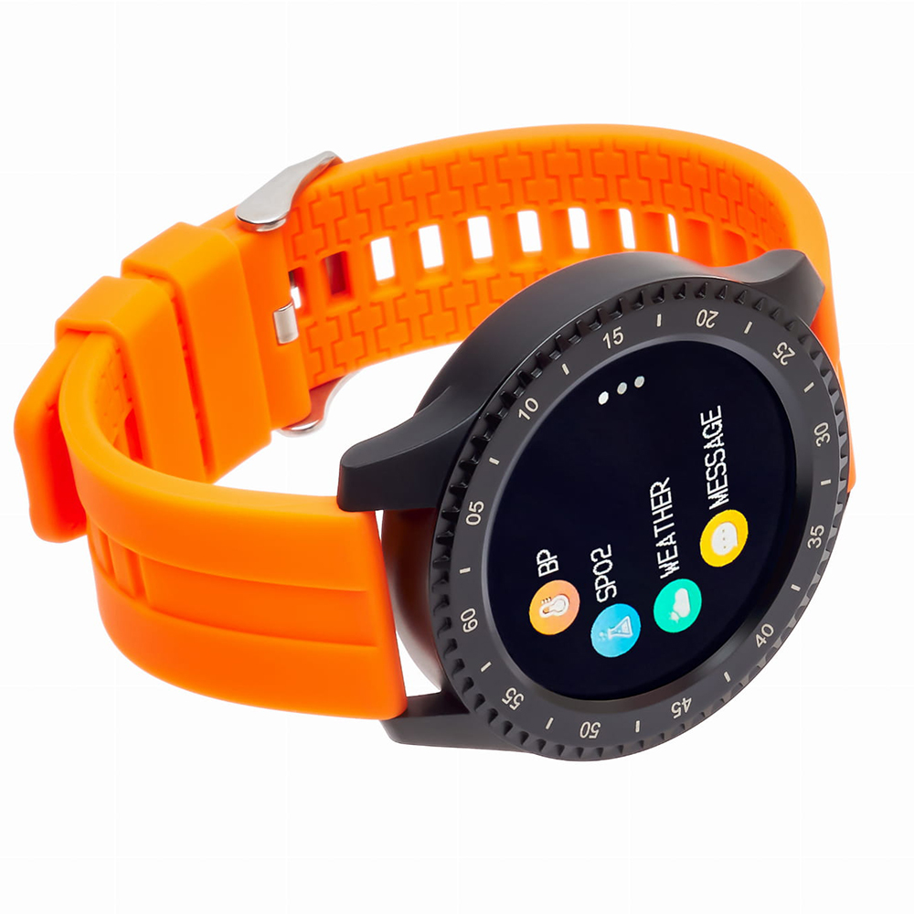 zegarek Garett 5903246289381 Smartwatch Garett Sport 12 RT Pomarańczowy męski z krokomierz Męskie - miniatura 6