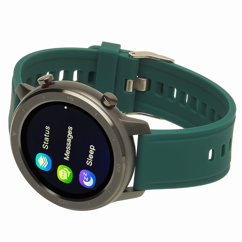 zegarek Garett 5903246286540 Smartwatch Garett Master RT zielony męski z krokomierz Męskie