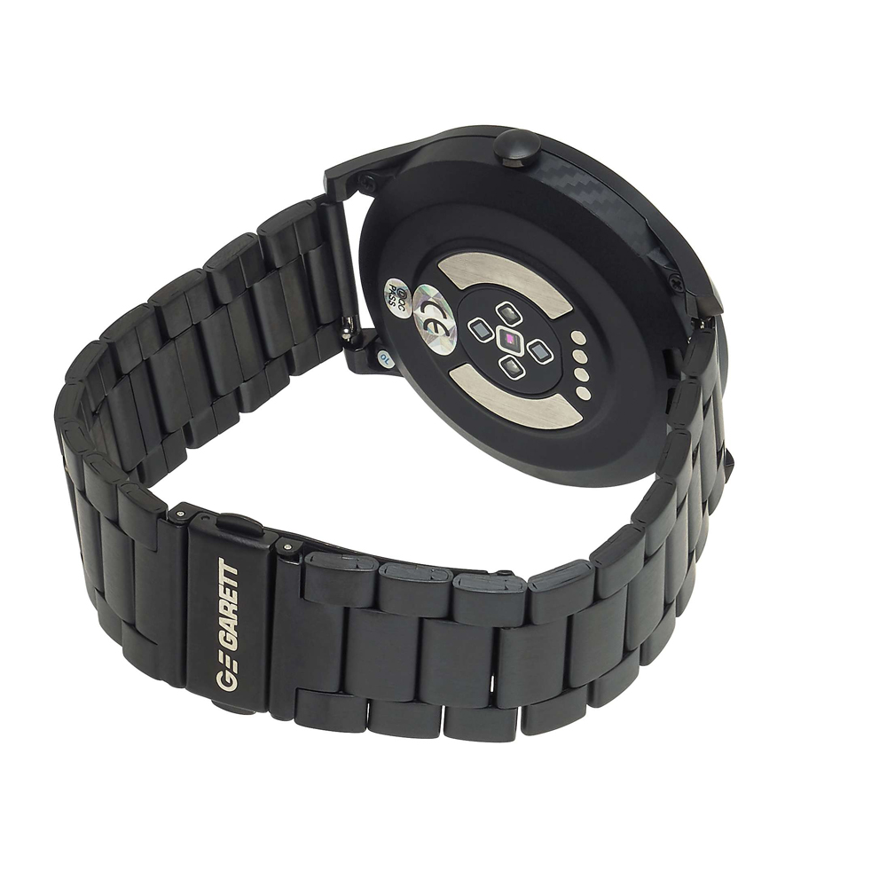 zegarek Garett 5903246287325 kwarcowy męski Męskie Smartwatch Garett GT22S RT czarny stalowy - miniatura 6