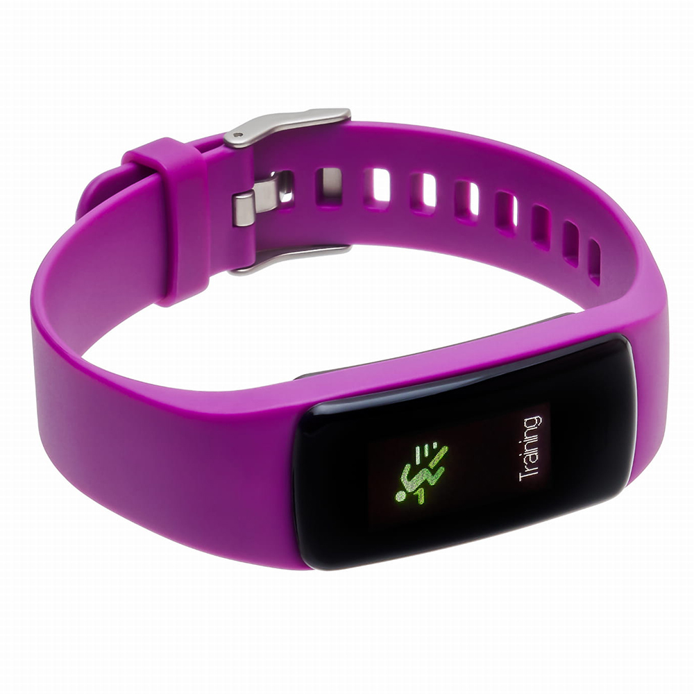 zegarek Garett 5903246289268 Smartband Opaska Sportowa Garett Fit 16 Fioletowy męski z krokomierz Smartbandy - Opaski sportowe - miniatura 3