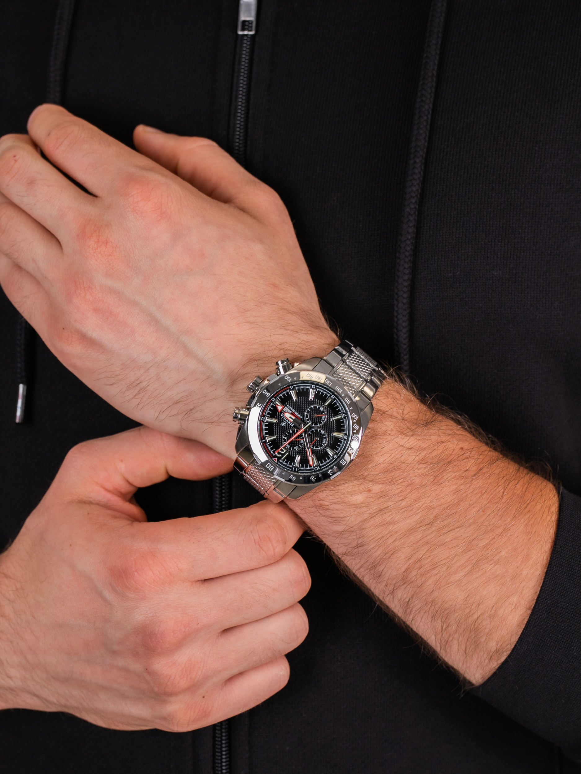 zegarek Festina F20439-4 Sport Chronograph męski z tachometr Chronograf - miniatura 3