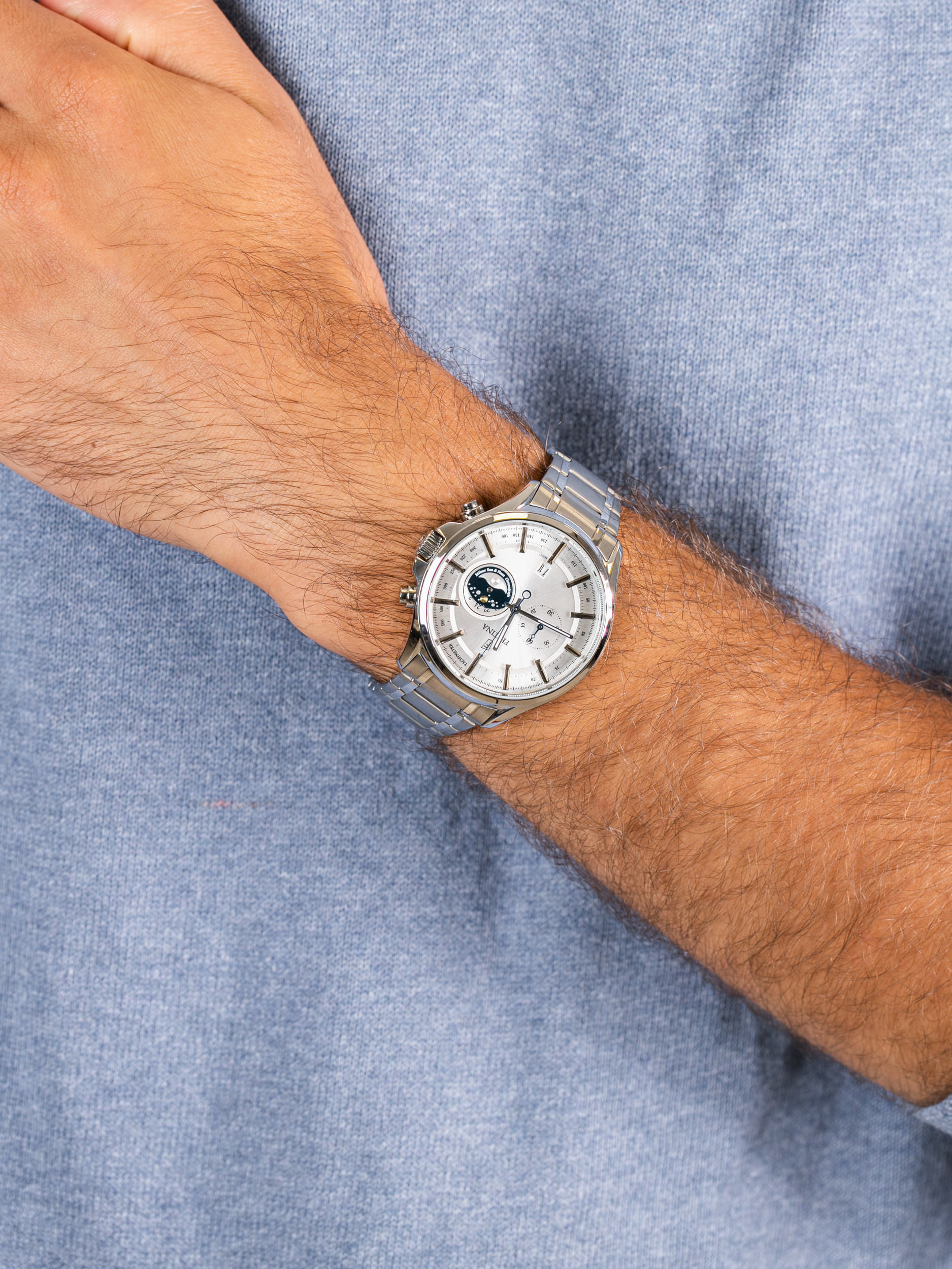 zegarek Festina F6852-1 Sport Chrono męski z tachometr Chronograf - miniatura 3