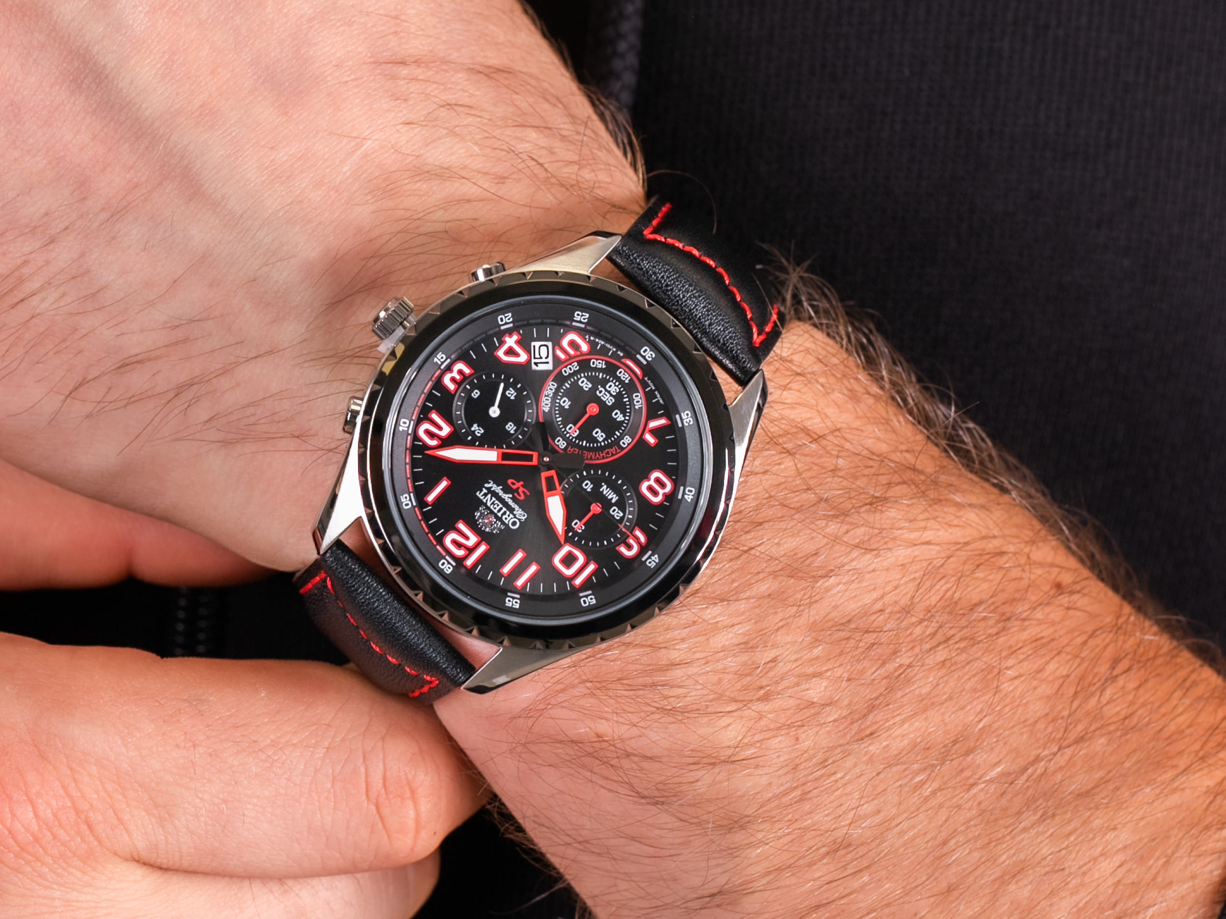 Orient FKV01003B0 Sport Chronograph zegarek klasyczny Sports - miniatura 4