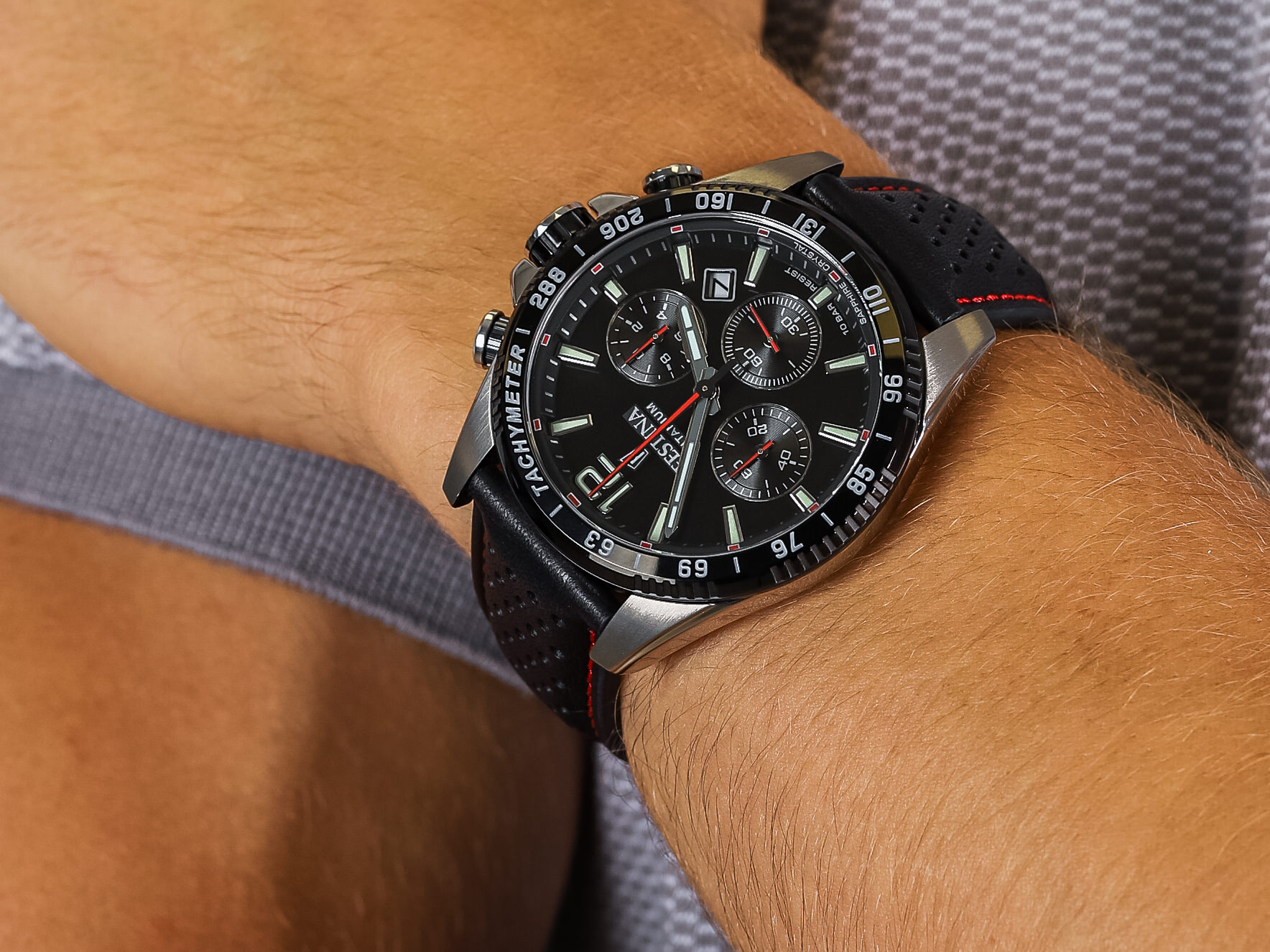 Festina F20521-4 Titanium Sport Chrono Sapphire zegarek sportowy Titanium