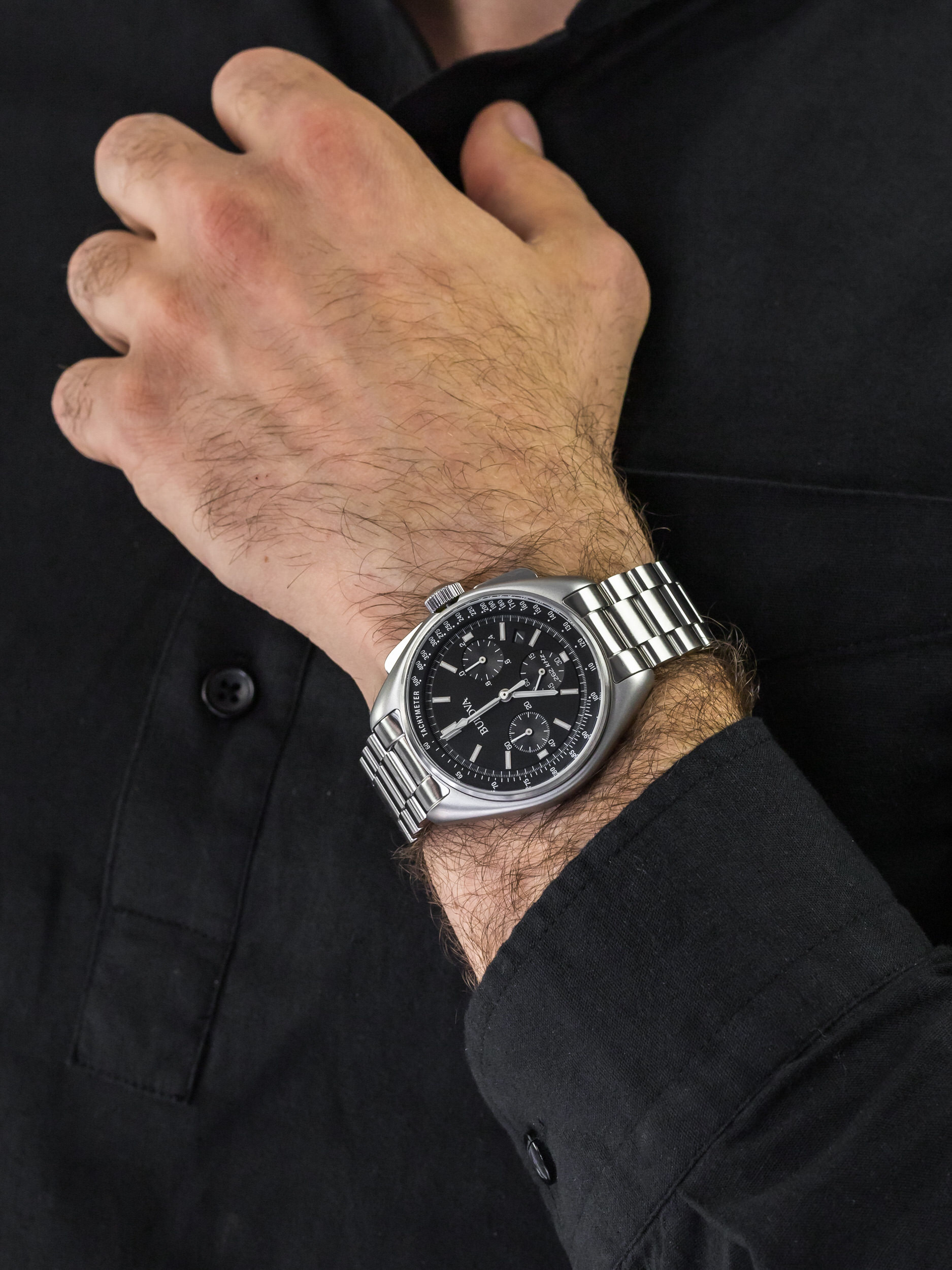 zegarek Bulova 96B258 męski z tachometr Precisionist - miniatura 3