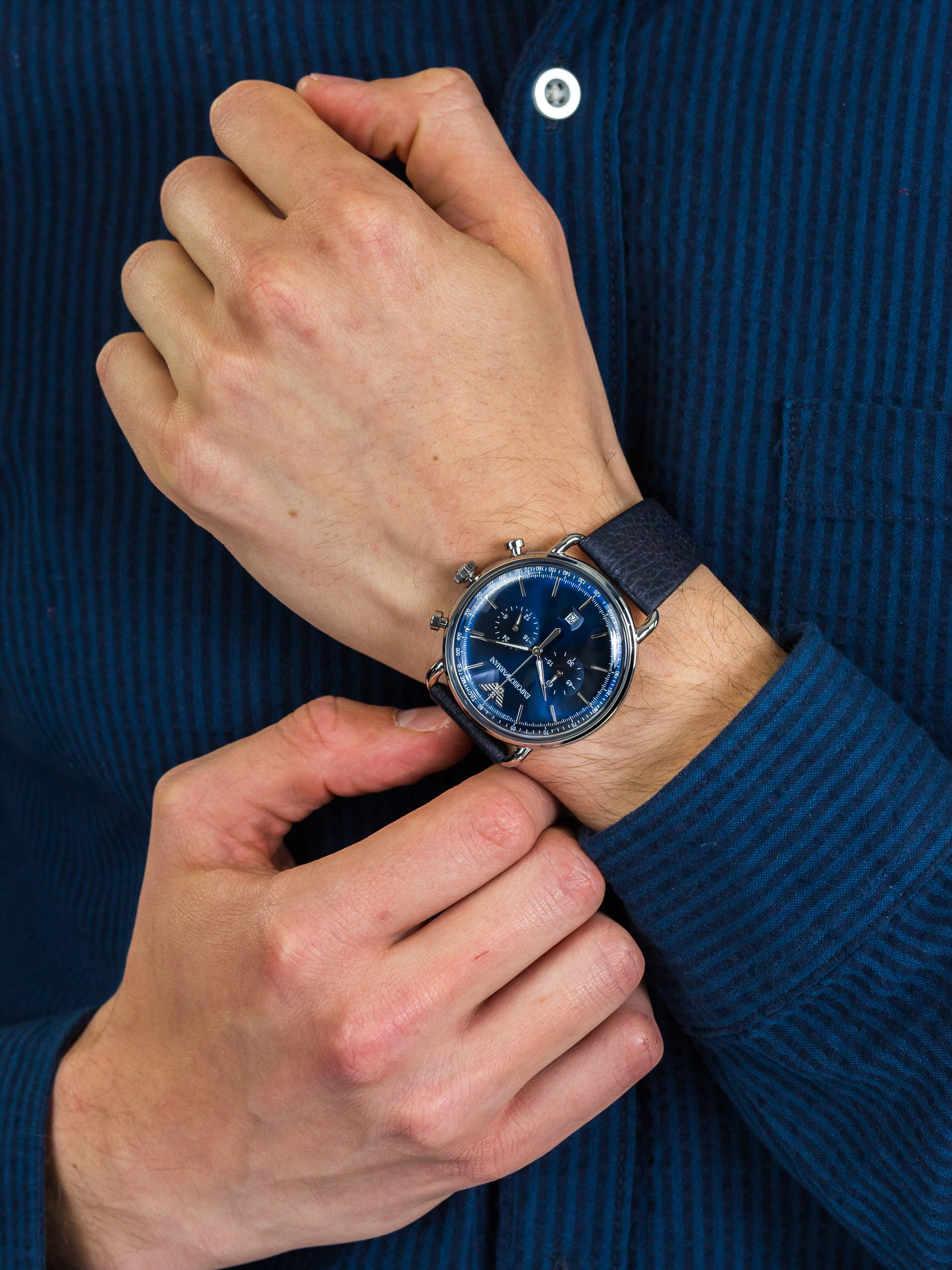zegarek Emporio Armani AR11105 męski z tachometr Sports and Fashion