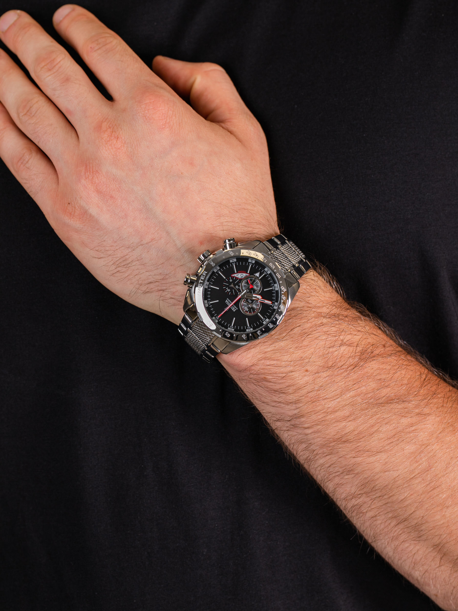 zegarek Festina F16488-5 Sport Chronograph męski z tachometr Chronograf - miniatura 3