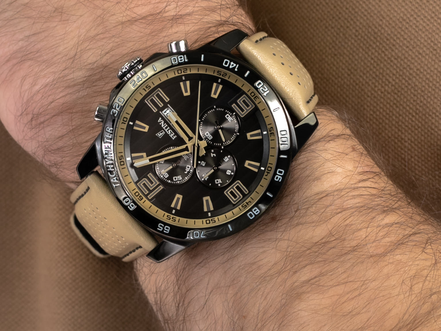 Festina F20339-1 The Originals Chronograph zegarek klasyczny Chronograf - miniatura 4