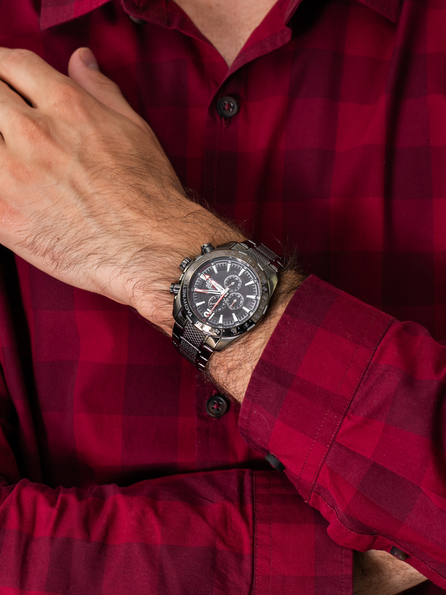 zegarek Festina F20443-1 Prestige Chronograph męski z tachometr Chronograf - miniatura 3