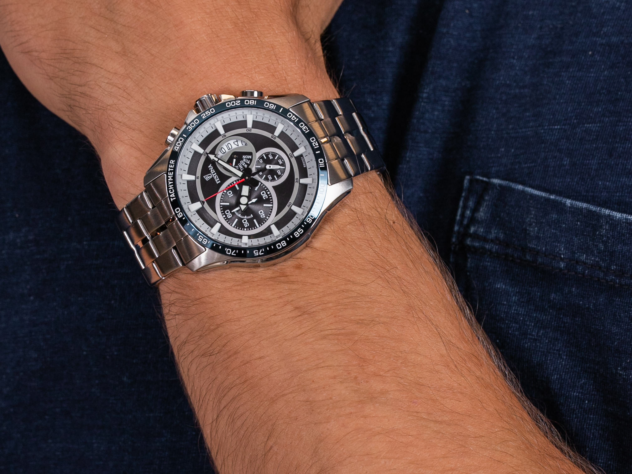 Festina F6850-1 Chrono Sport zegarek sportowy Chronograf - miniatura 4