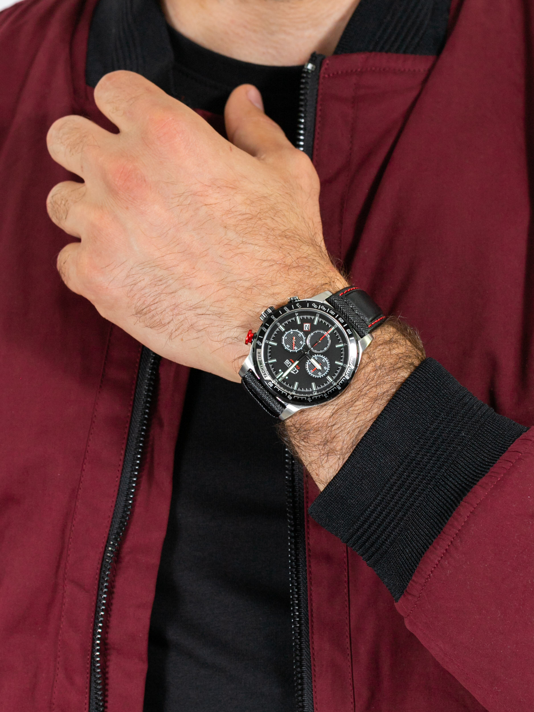 zegarek Lotus L18587-4 męski z tachometr Chrono - miniatura 3