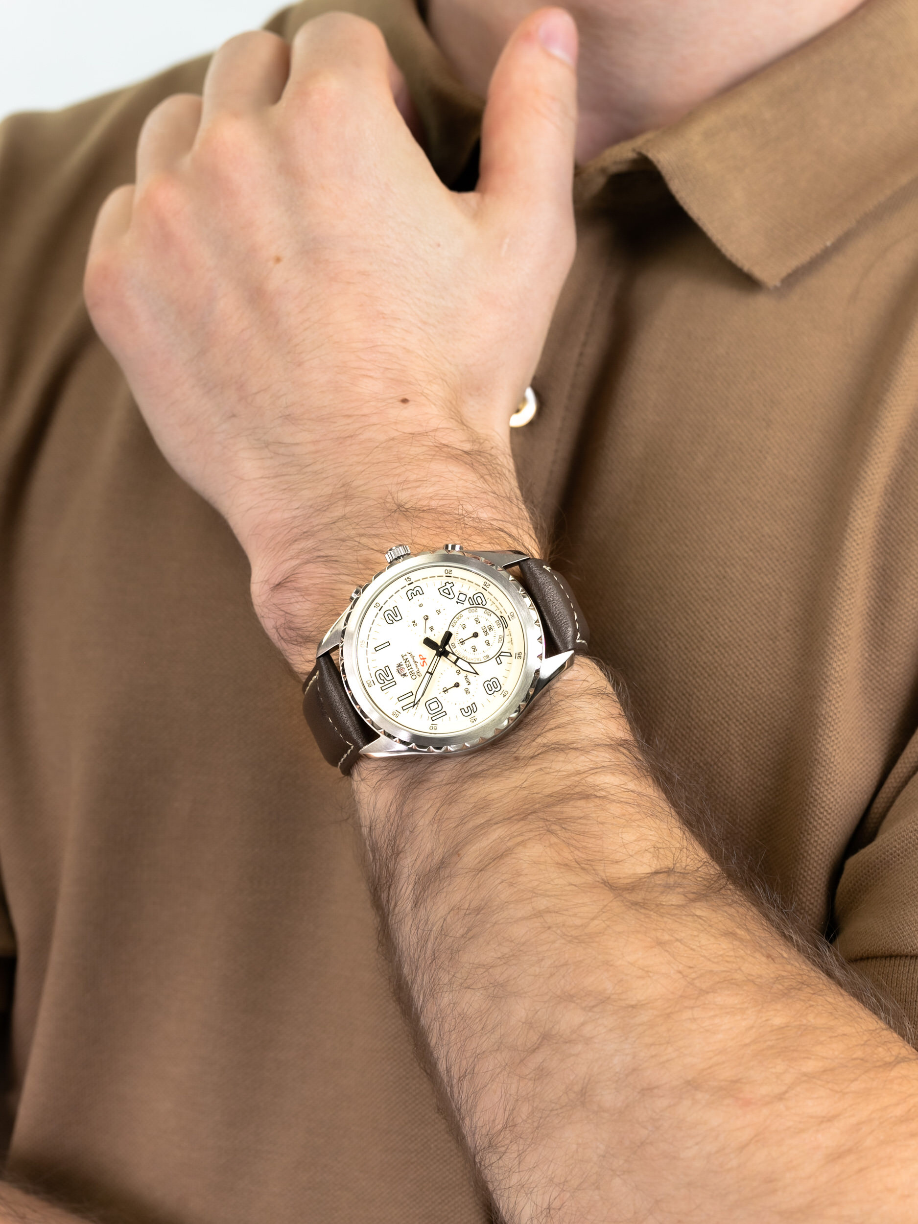 zegarek Orient FKV01005Y0 Sport Chronograph męski z tachometr Sports