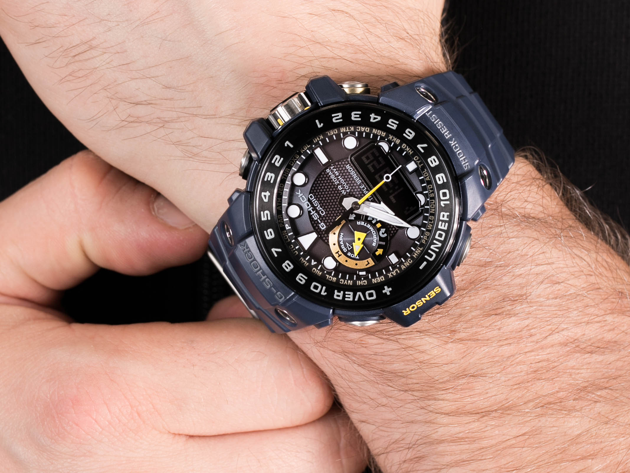 G-Shock GWN-1000NV-2AER Gulfmaster zegarek sportowy G-SHOCK Master of G - miniatura 4