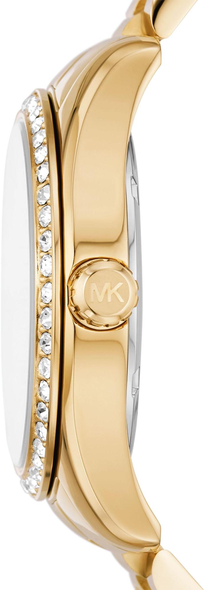 zegarek Michael Kors MK1079SET kwarcowy damski Damskie LEXINGTON Gold Stainless Steel GIFT SET 38mm - miniatura 2