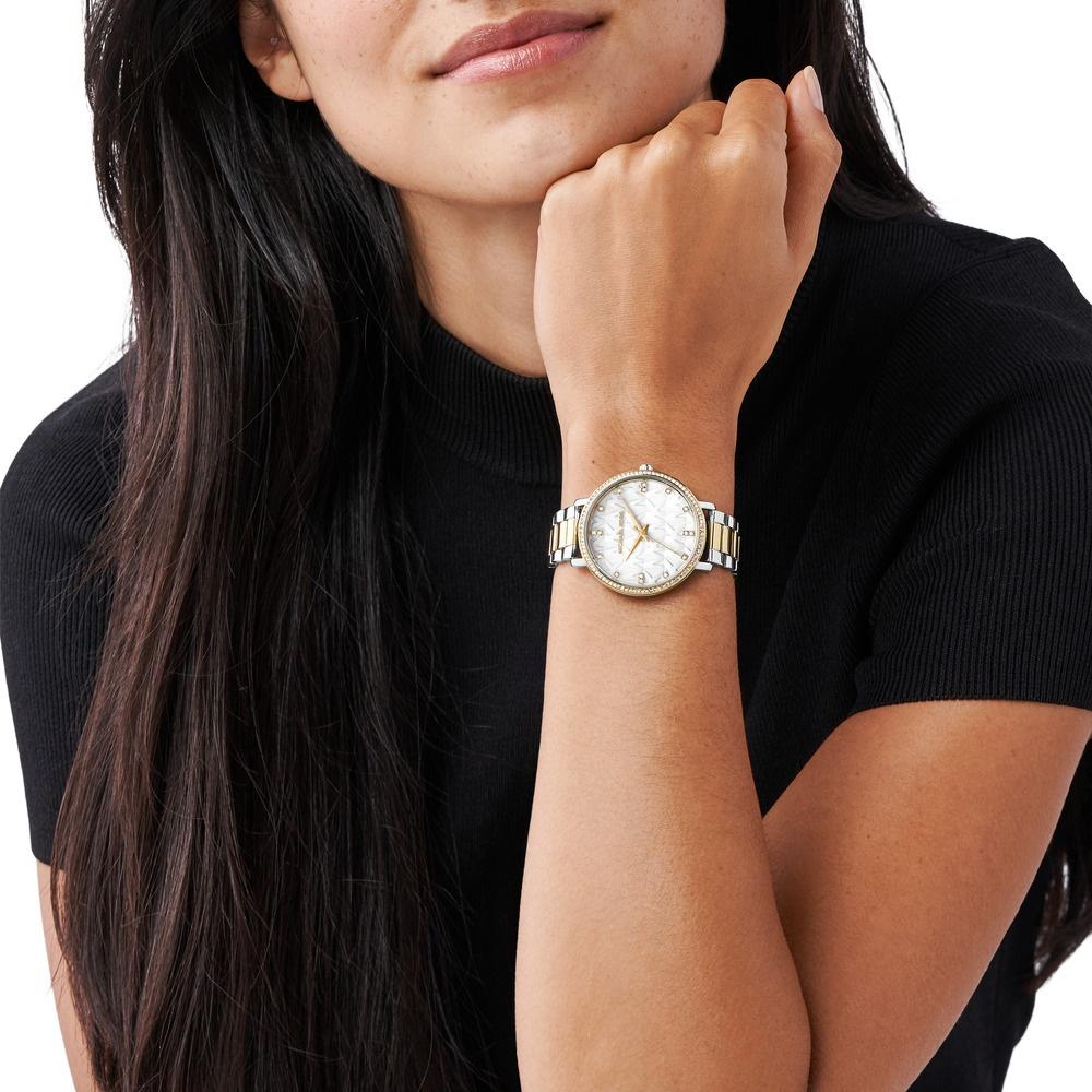 zegarek Michael Kors MK4595 srebrny Pyper - miniatura 7