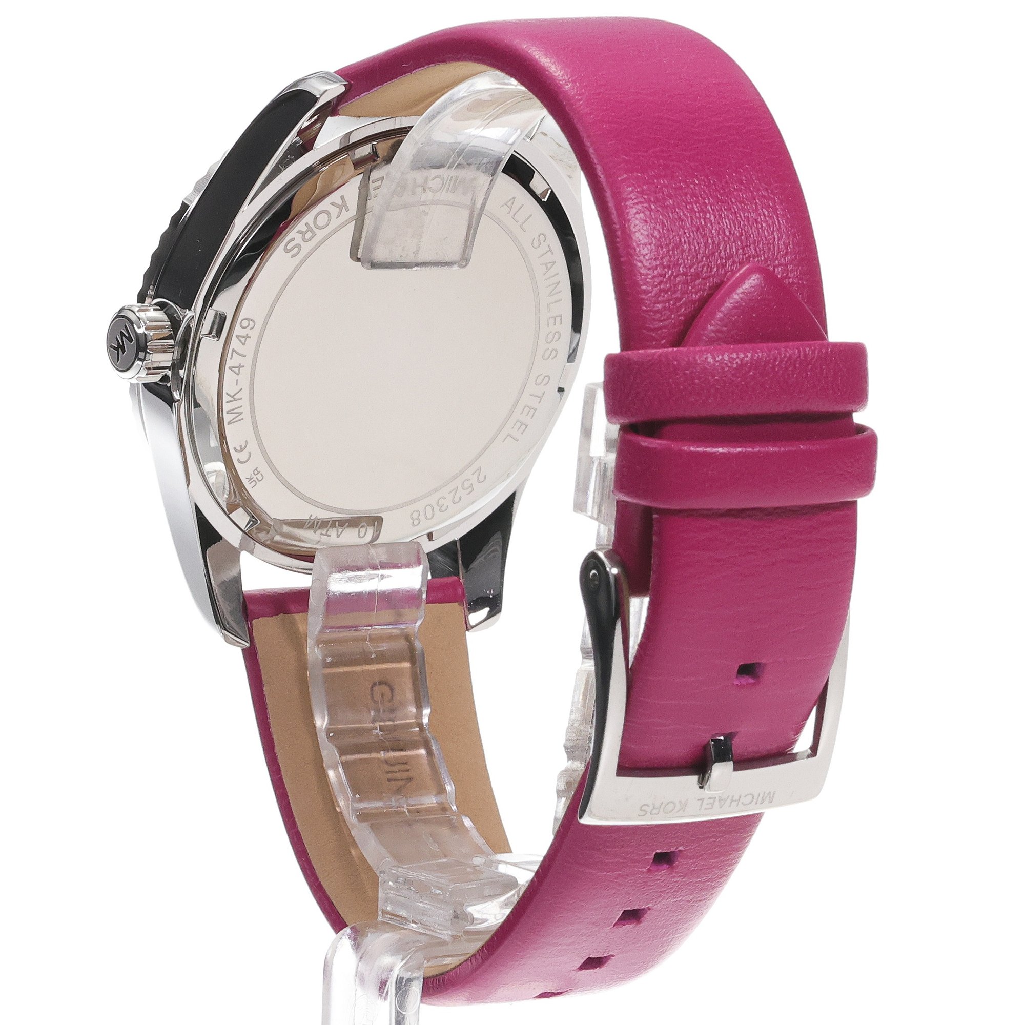 zegarek Michael Kors MK4749 kwarcowy damski Damskie LEXINGTON Pink Leather Strap 38mm - miniatura 4