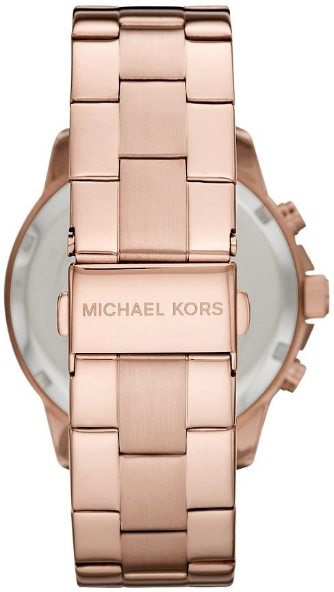 zegarek Michael Kors MK5778 OVERSIZE Rose Gold Stainless Steel 40mm damski z chronograf Damskie - miniatura 3