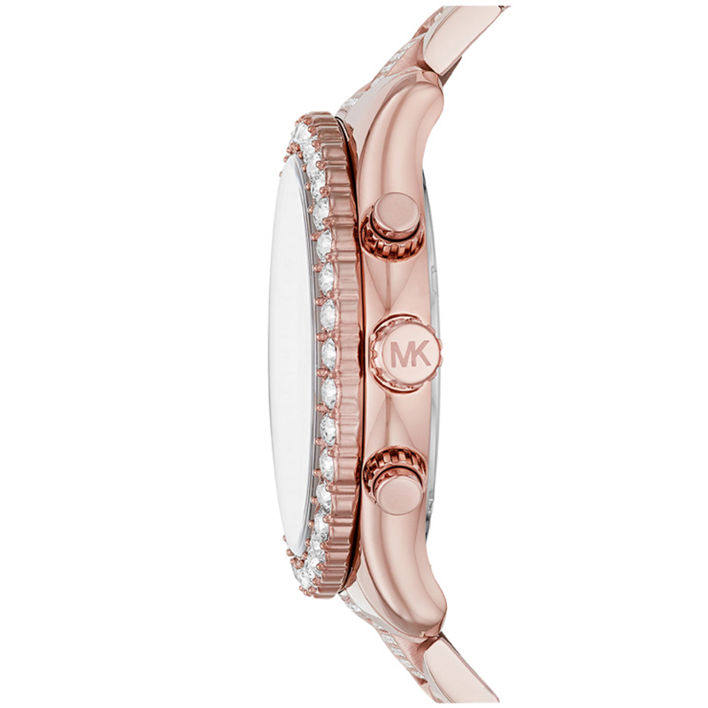 Michael Kors MK6791 zegarek różowe złoto fashion/modowy Layton bransoleta - miniatura 5