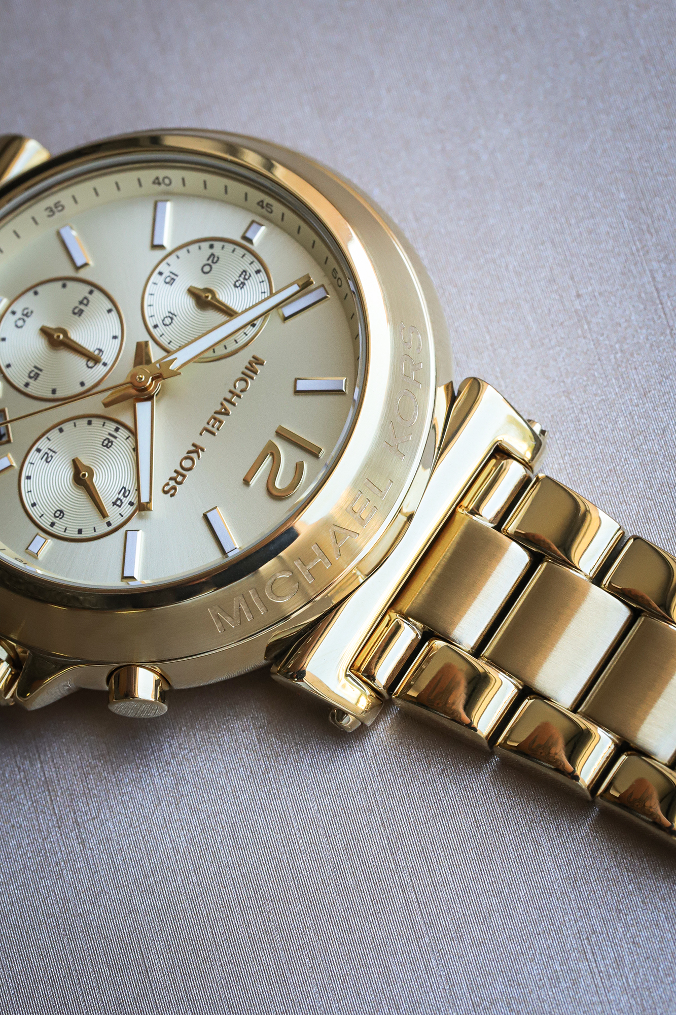 zegarek Michael Kors MK7493 kwarcowy męski Damskie MAREN Gold Stainless Steel 40mm