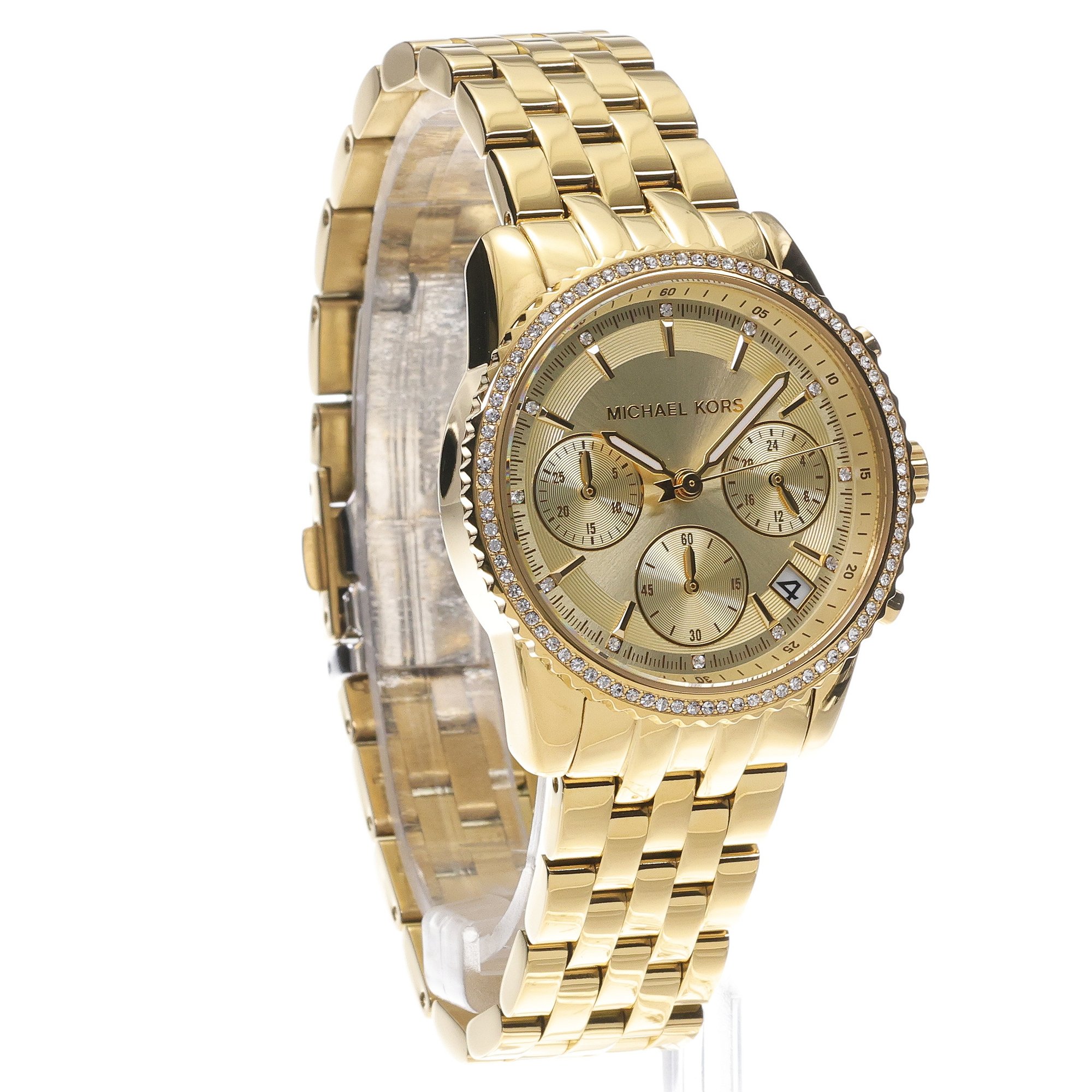 zegarek Michael Kors MK7530 kwarcowy damski Mini Ritz Mini BRYANT Gold Stainless Steel 35mm - miniatura 3