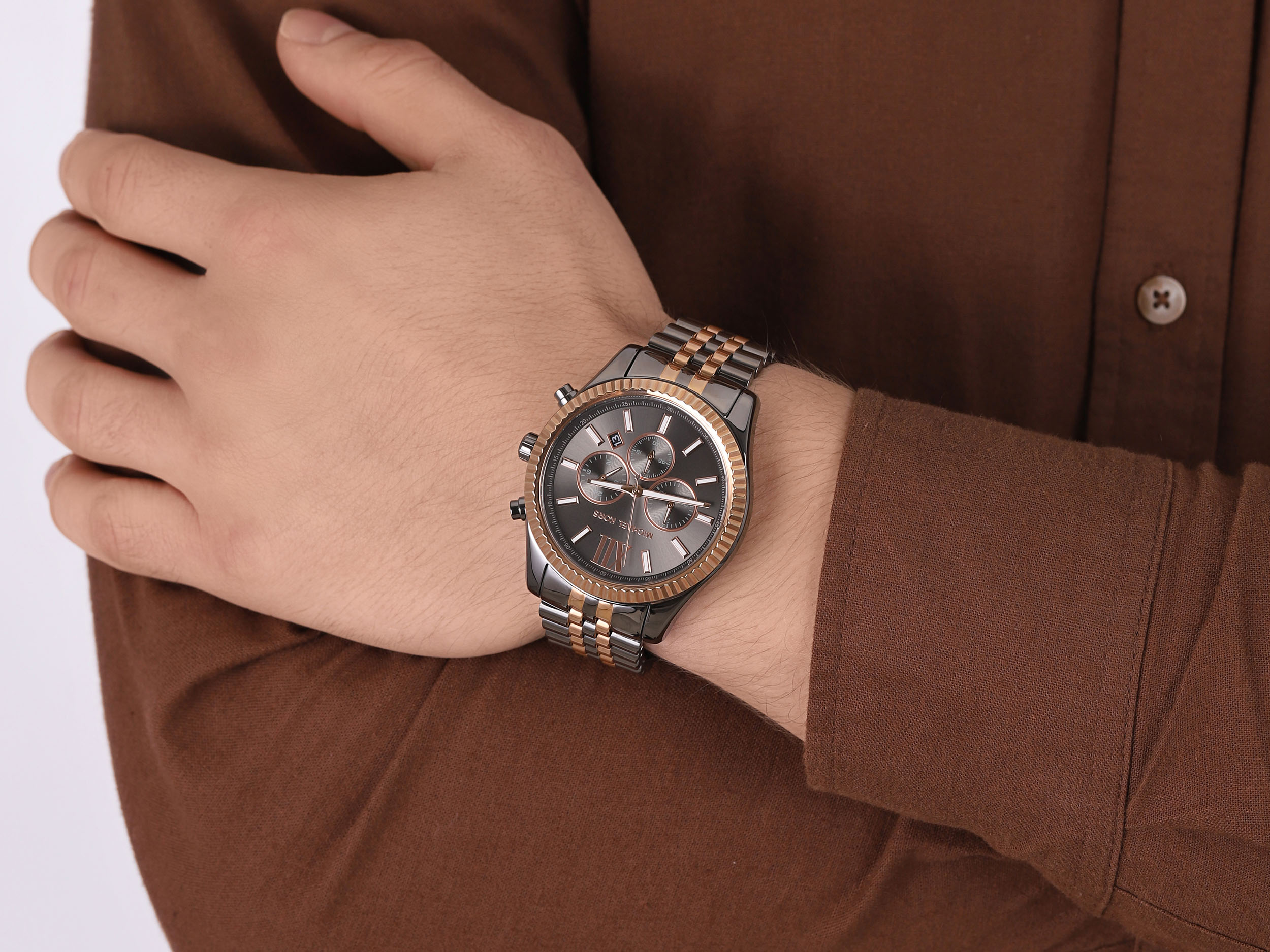 zegarek Michael Kors MK8561 LEXINGTON męski z chronograf Męskie - miniatura 5