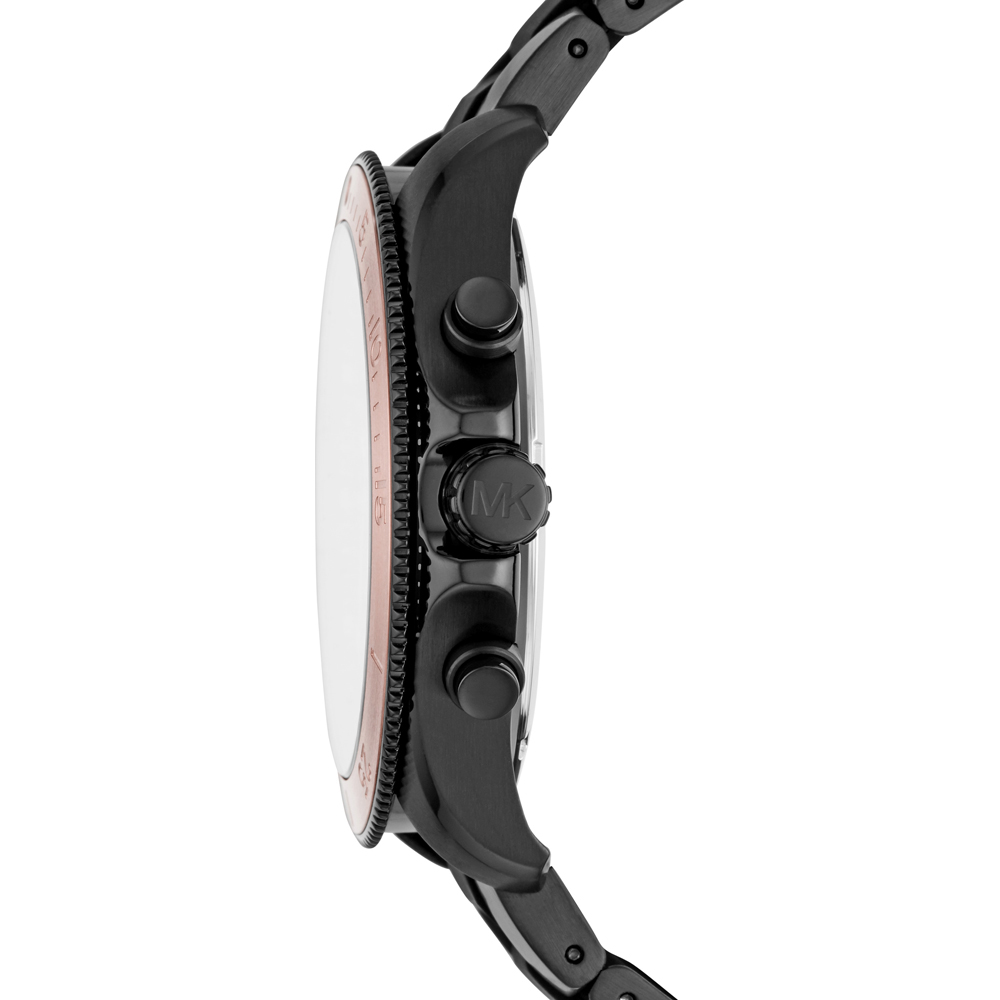 Michael Kors MK8666 zegarek czarny sportowy Cortlandt bransoleta - miniatura 5