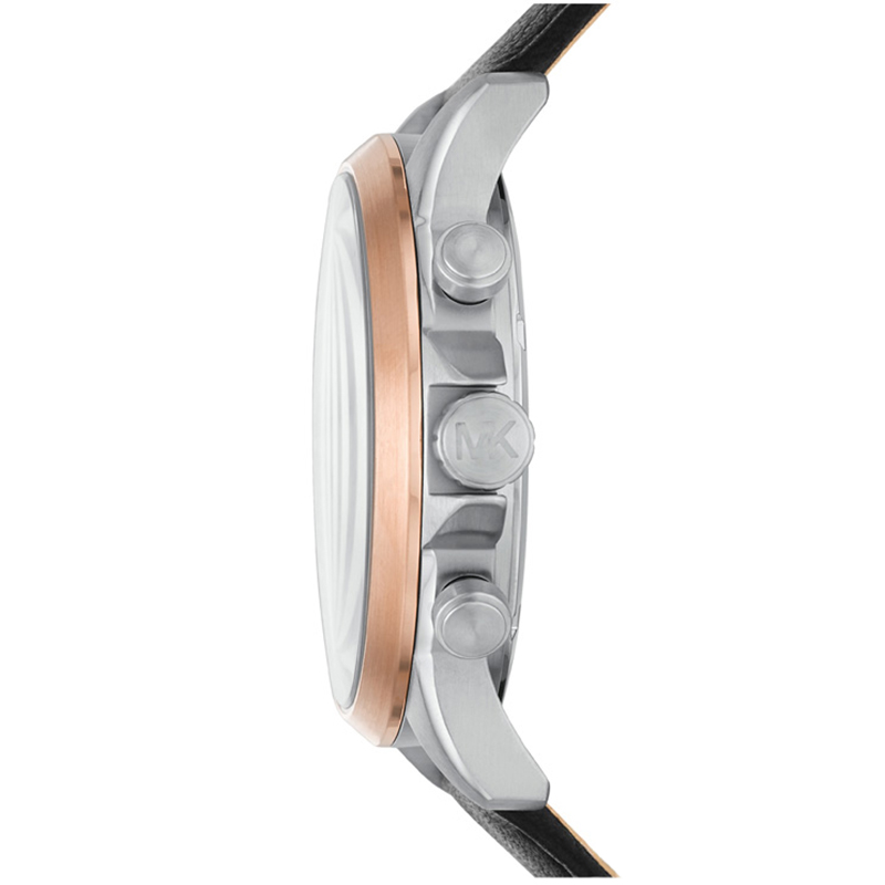 Michael Kors MK8786 zegarek srebrny klasyczny Gage pasek - miniatura 5