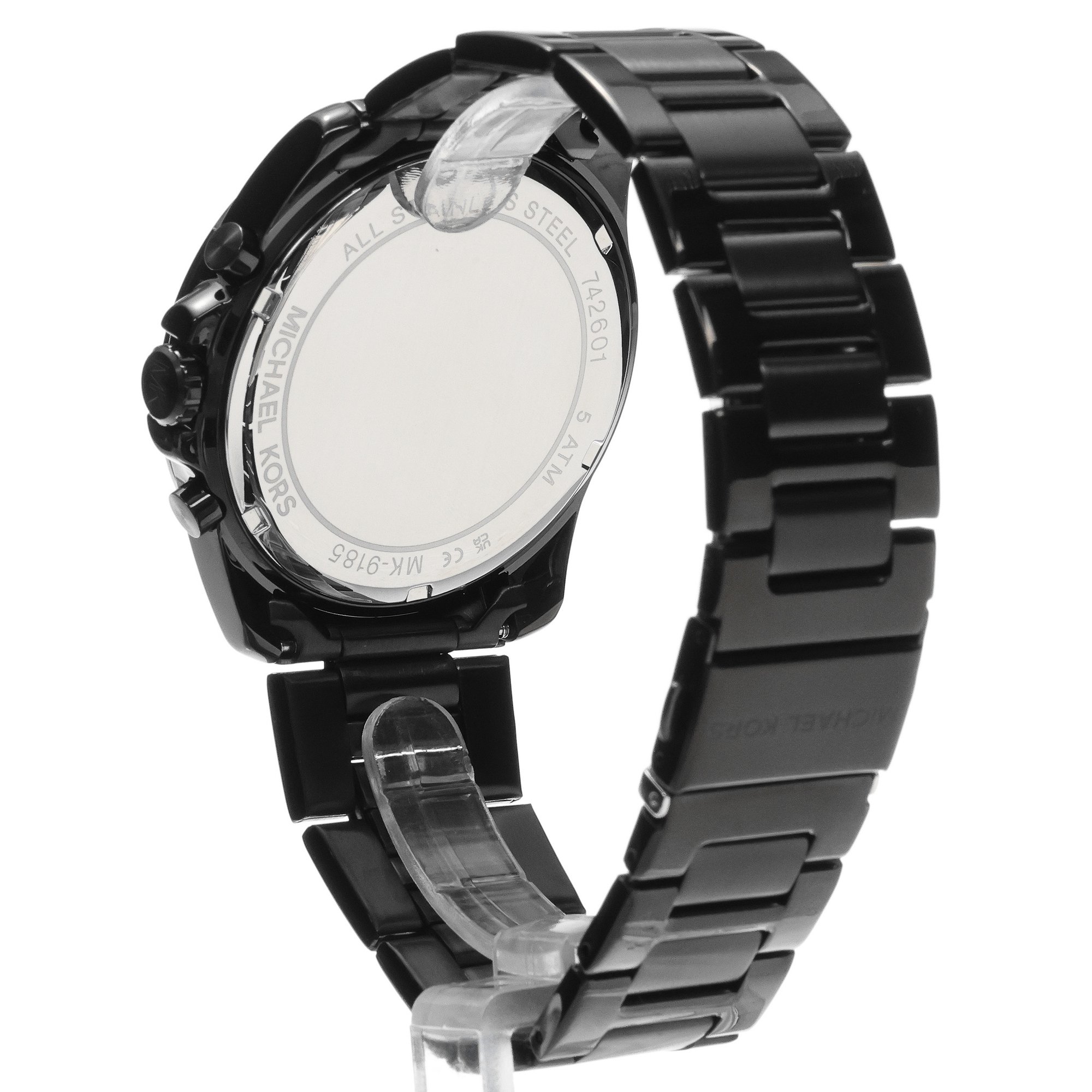 zegarek Michael Kors MK9185 kwarcowy męski Męskie ALEK Black Stainless Steel 44mm - miniatura 4