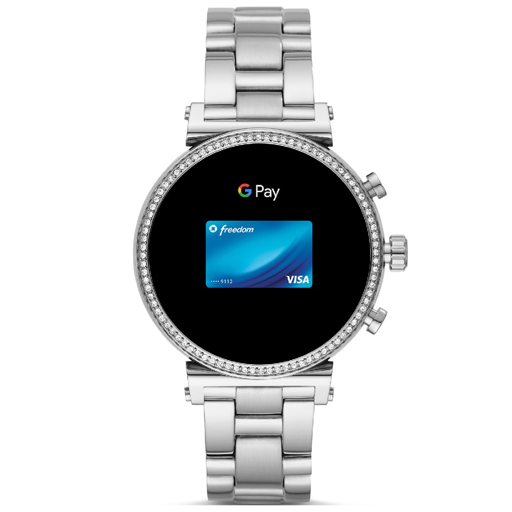 Michael Kors MKT5061 zegarek srebrny fashion/modowy Access Smartwatch bransoleta - miniatura 5