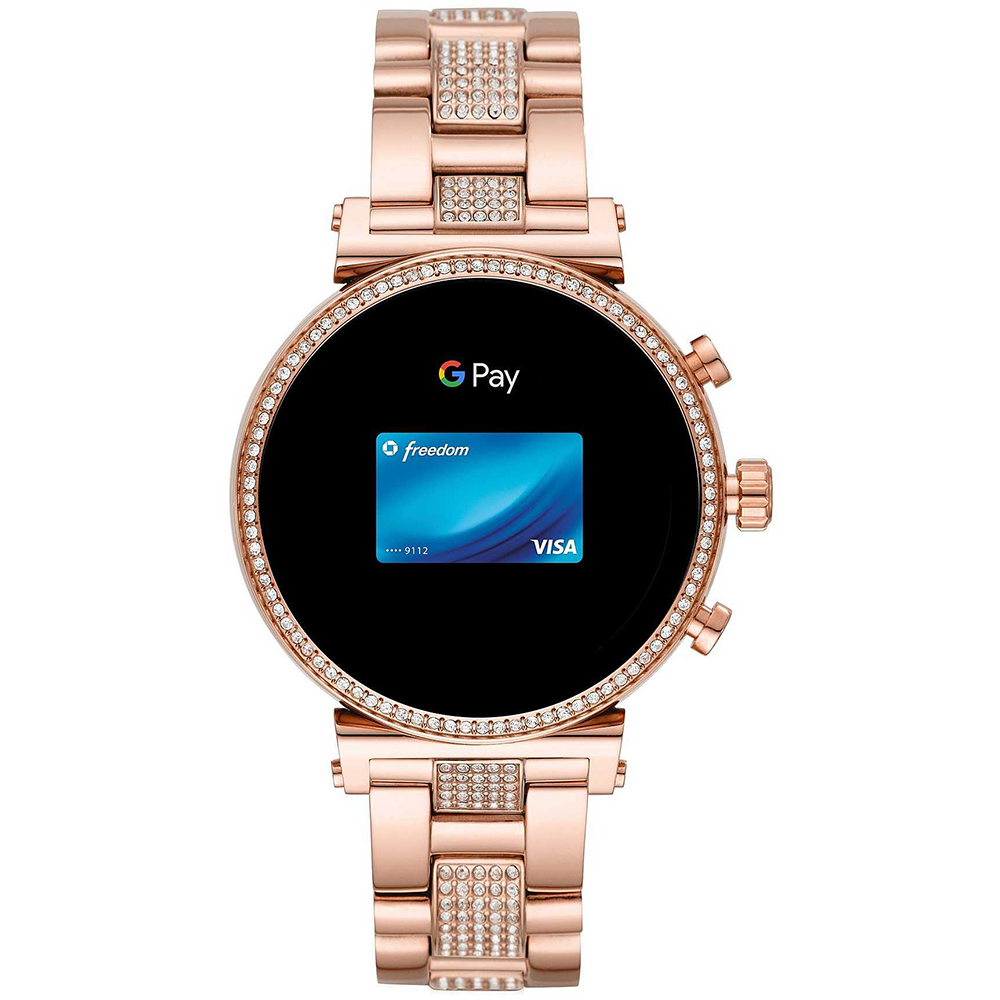 Michael Kors MKT5066 zegarek różowe złoto fashion/modowy Access Smartwatch bransoleta - miniatura 5