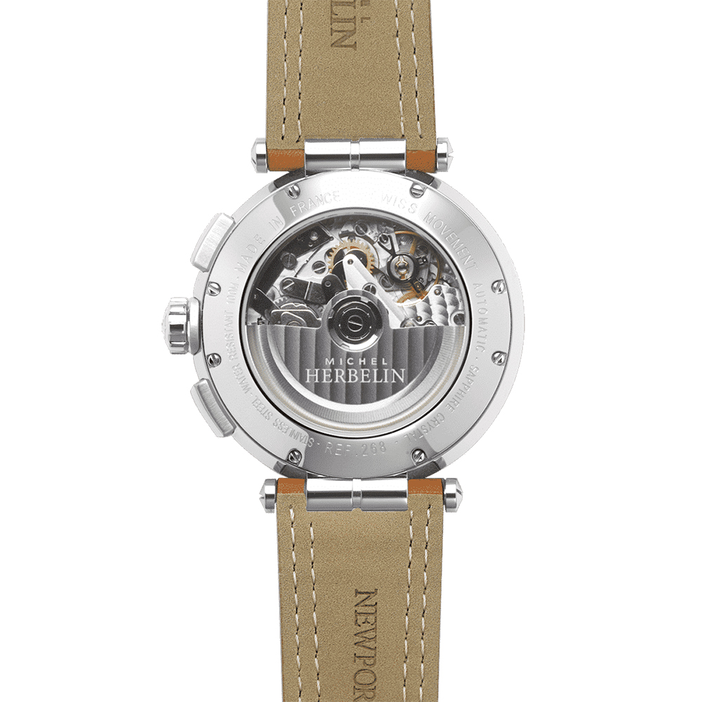 zegarek Michel Herbelin 268/45GON NEWPORT AUTOMATIC męski z chronograf Newport - miniatura 3