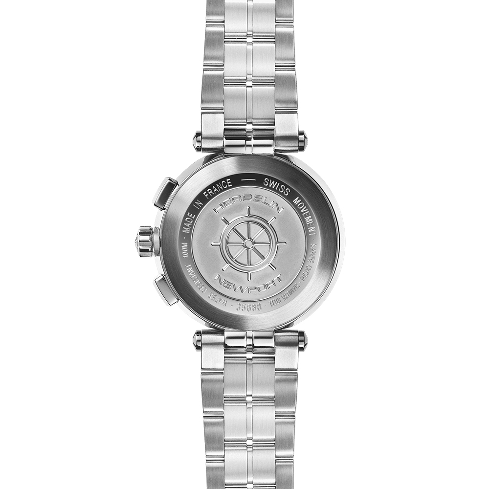 zegarek Michel Herbelin 35688/B19 damski z chronograf Newport - miniatura 3