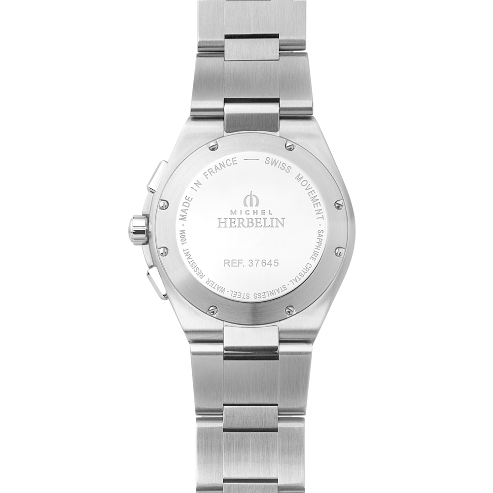 zegarek Michel Herbelin 37645/B42 męski z chronograf Cap Camarat - miniatura 3