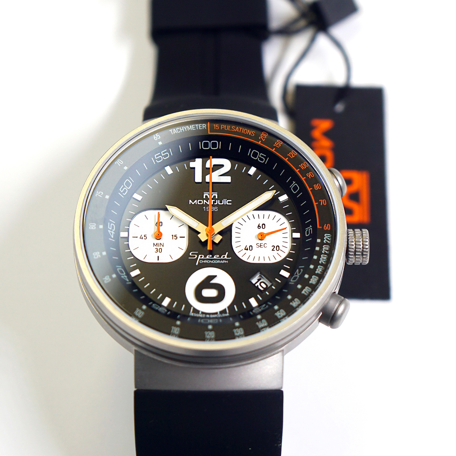 zegarek MJ20101S męski z tachometr Speed Chronograph - miniatura 3