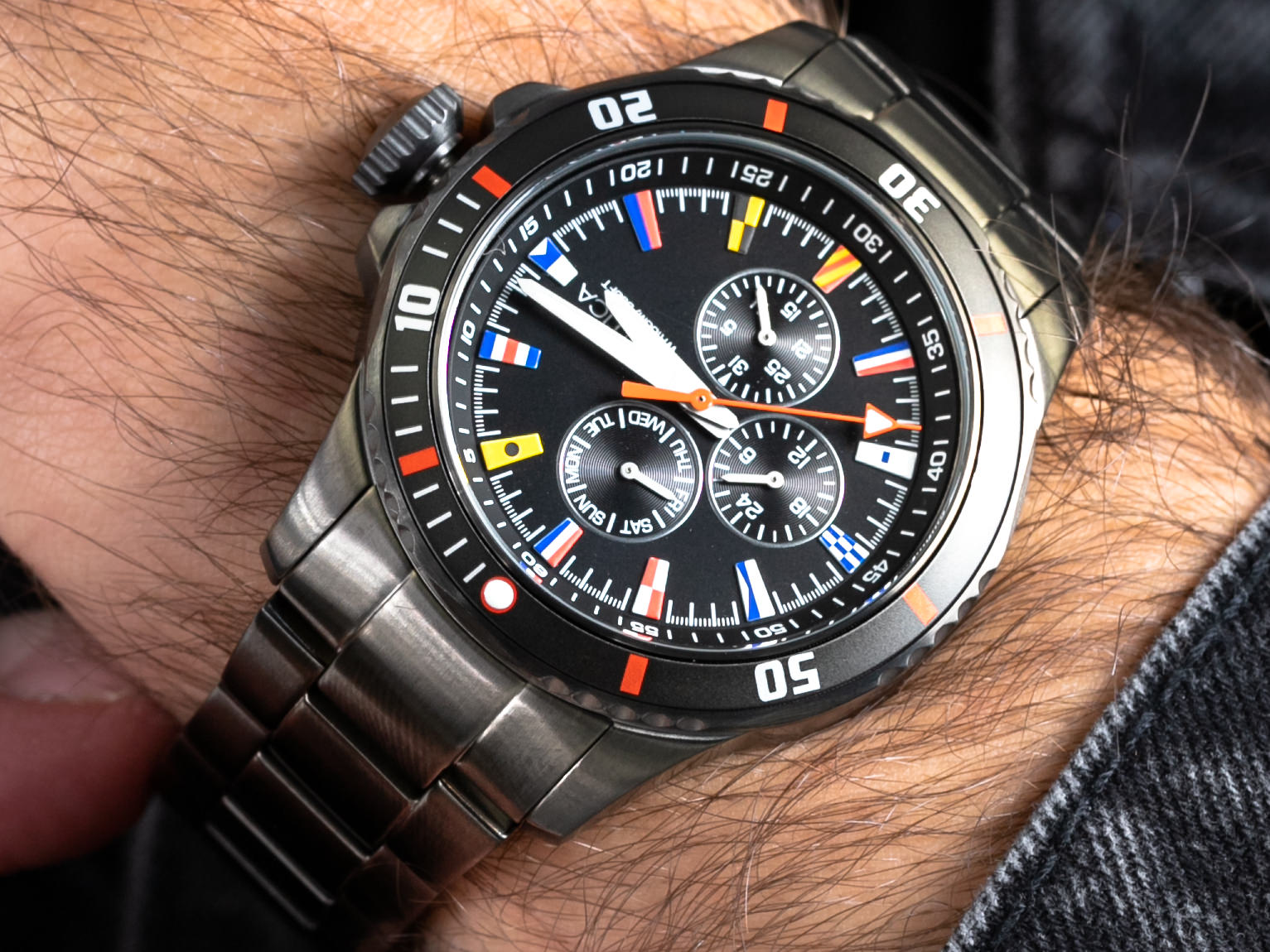 Nautica NAPFRB019 zegarek typudiver Bransoleta - miniatura 4