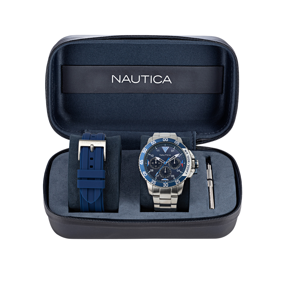 Nautica NAPBHS019 BAY HO BOX SET zegarek klasyczny Bransoleta - miniatura 4