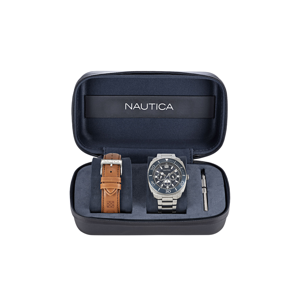 Nautica NAPBHS905 BAL HARBOUR BOX SET zegarek sportowy Bransoleta - miniatura 4