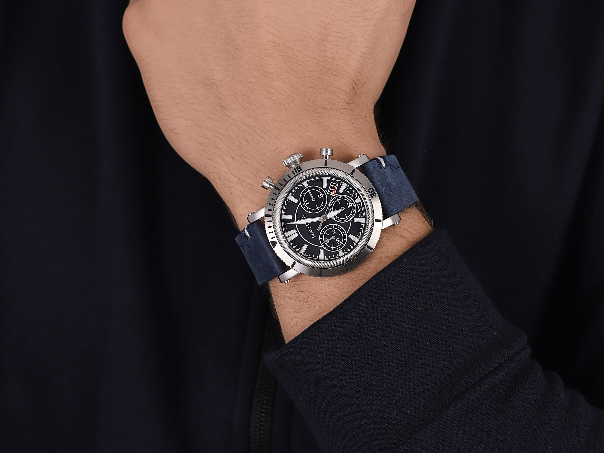 zegarek Nautica NAPFMT002 męski z chronograf Pasek - miniatura 4