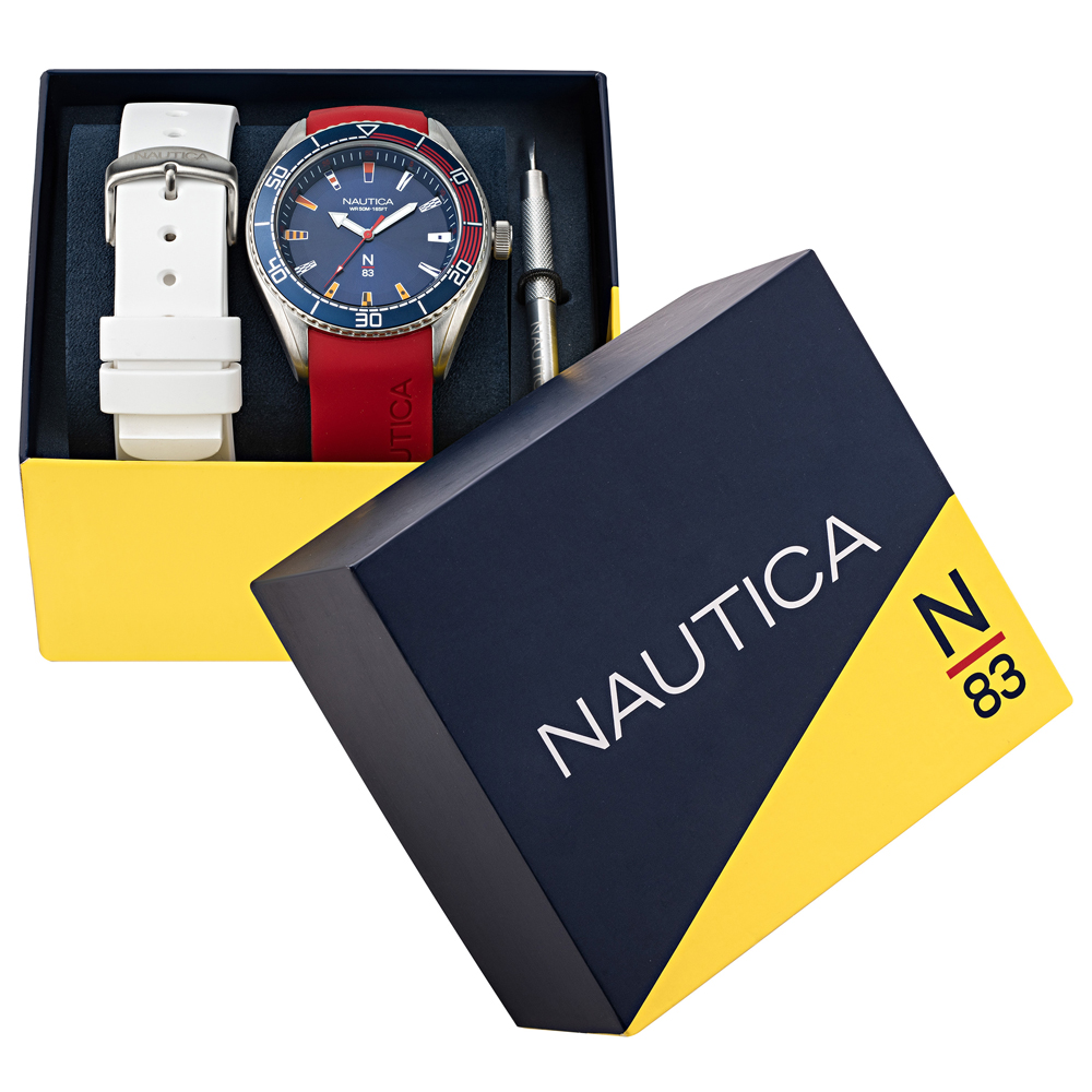 N-83 NAPFWS011 FINN WORLD BOX SET zegarek klasyczny Nautica N-83 - miniatura 4