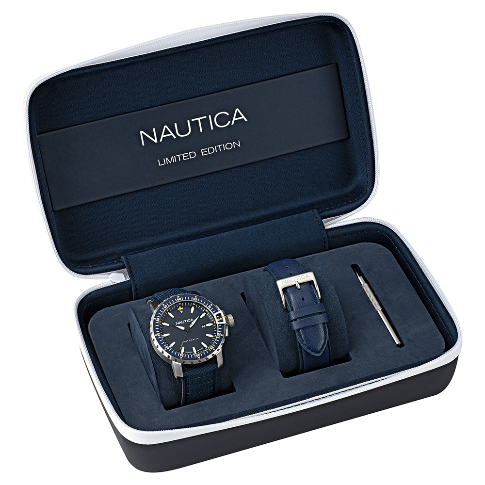 zegarek Nautica NAPICS002 automatyczny męski Pasek ICEBREAKER - miniatura 6