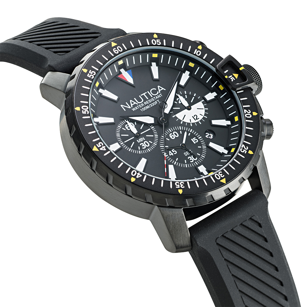 zegarek Nautica NAPICS009 ICEBREAKER męski z chronograf Pasek - miniatura 3