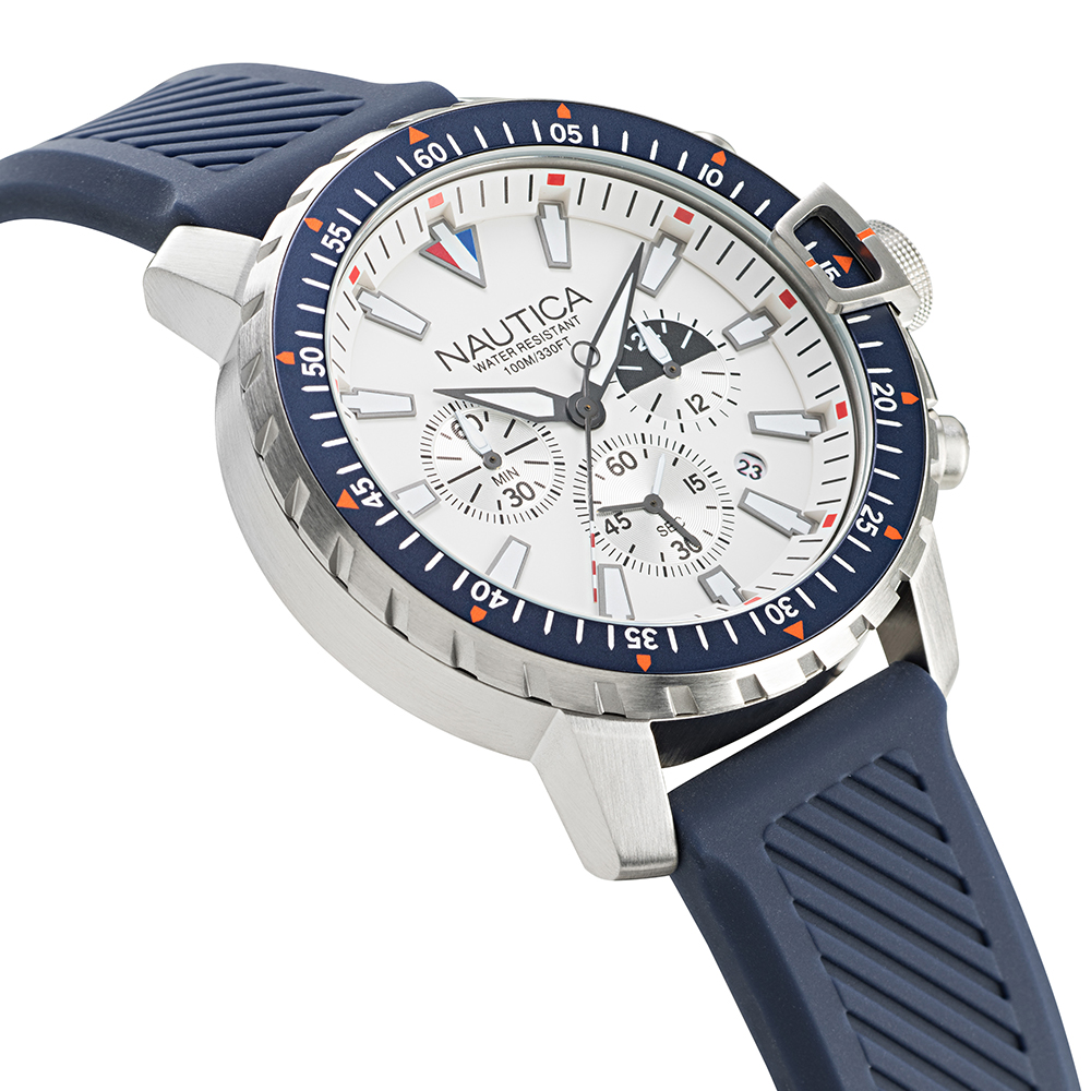 zegarek Nautica NAPICS010 ICEBREAKER męski z chronograf Pasek - miniatura 3