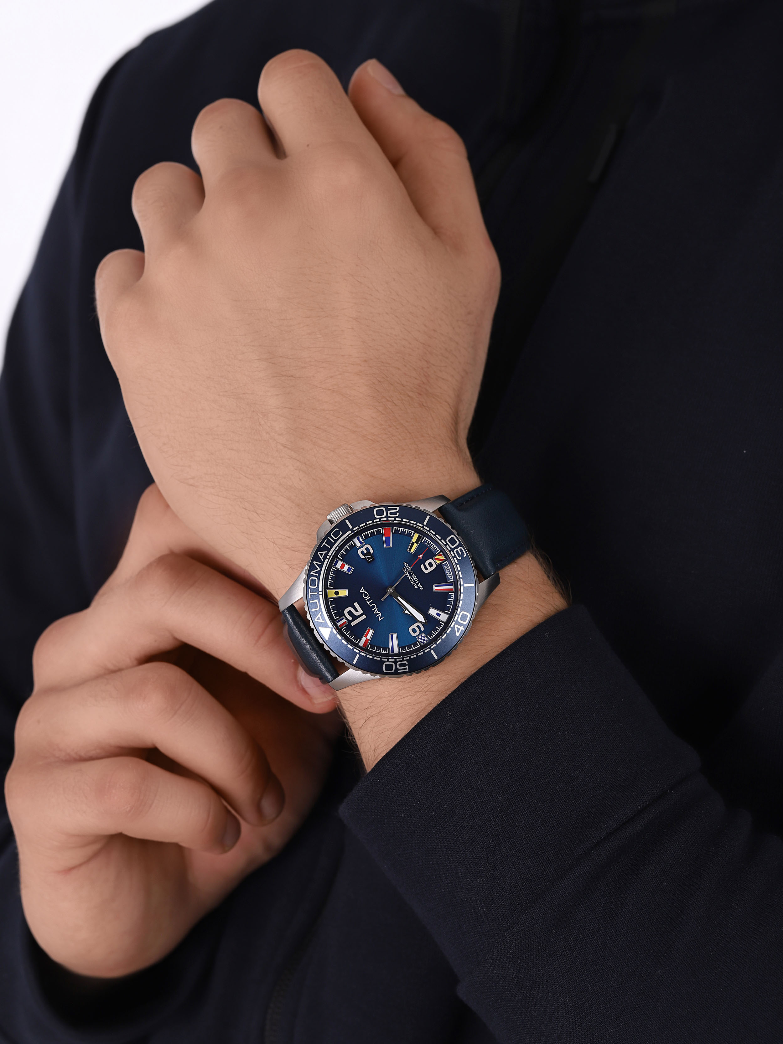 zegarek Nautica NAPJBF912 automatyczny męski Pasek - miniatura 3