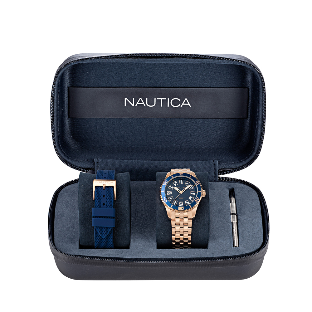 Nautica NAPPBS037 PACIFIC BEACH LADY BOX SET zegarek klasyczny Bransoleta - miniatura 4