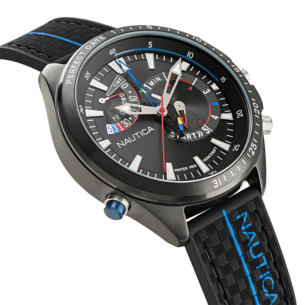 zegarek Nautica NAPSWS001 STAR WORLD męski z chronograf Pasek - miniatura 3