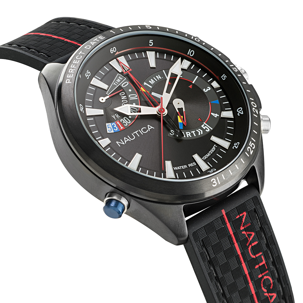 zegarek Nautica NAPSWS002 STAR WORLD męski z chronograf Pasek - miniatura 6