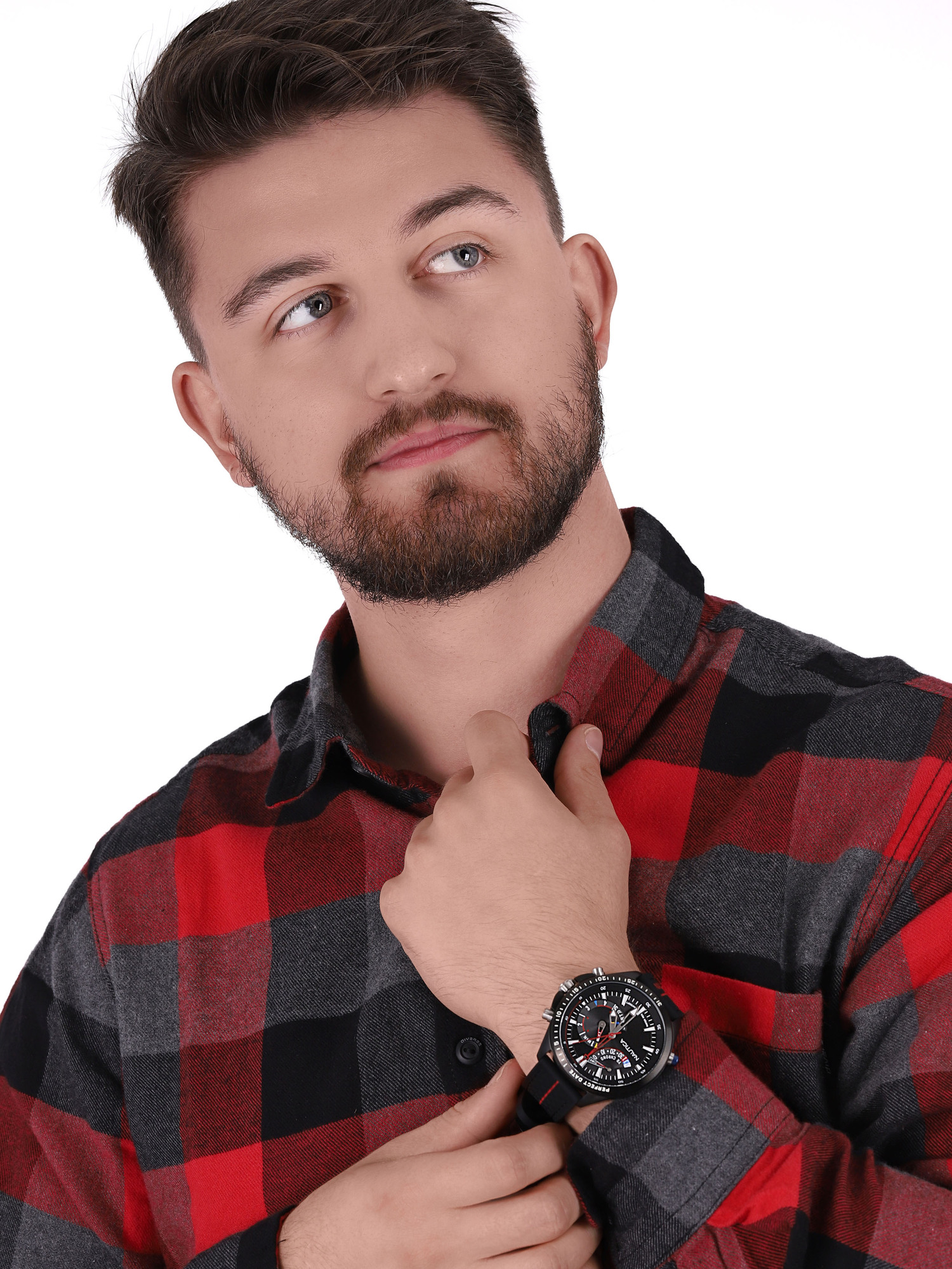 zegarek Nautica NAPSWS002 kwarcowy męski Pasek STAR WORLD - miniatura 2