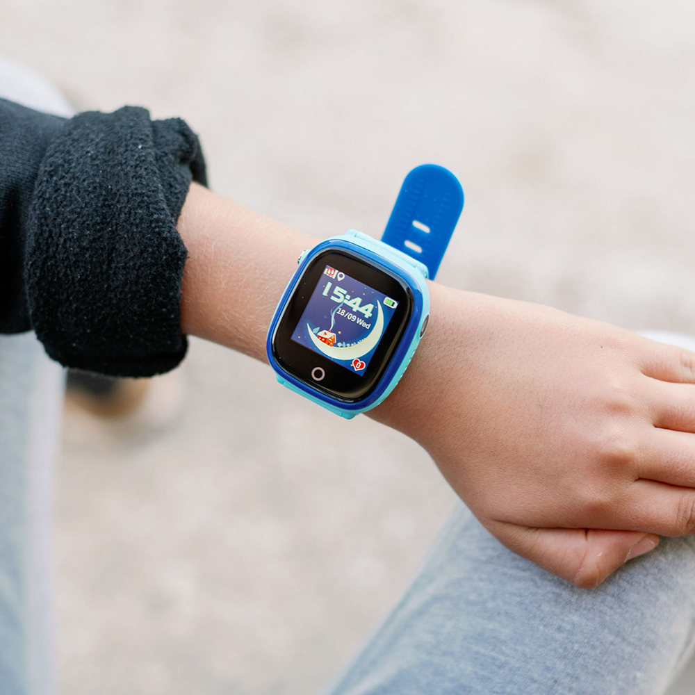 zegarek Garett 5903246280555 Smartwatch Garett Kids Happy Niebieski dla dzieci z gps Dla dzieci - miniatura 3