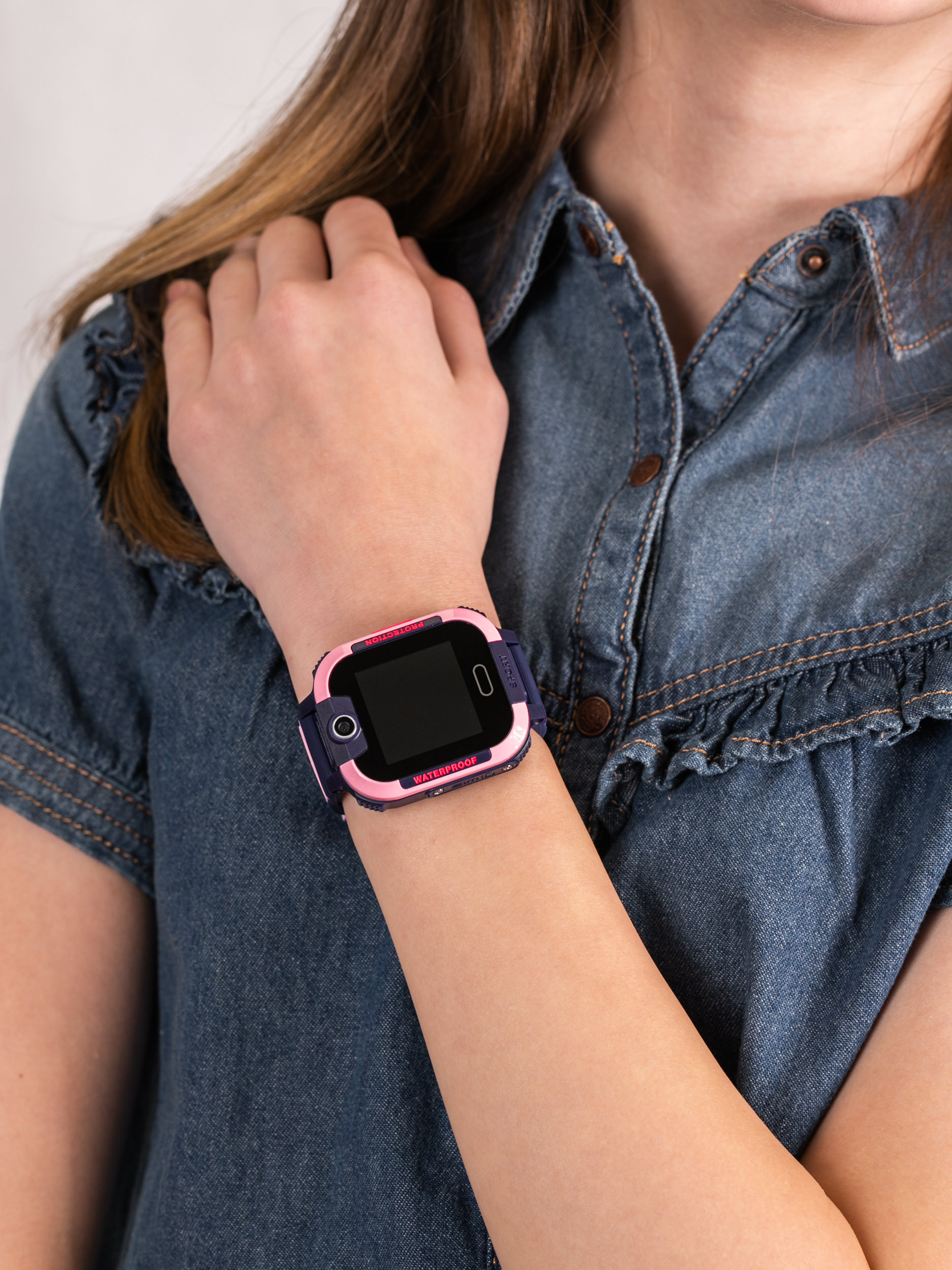 zegarek Garett 5903246286878 Smartwatch Garett Kids 4You różowy dla dzieci z gps Dla dzieci